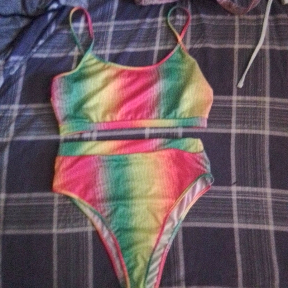 Neon color two peice